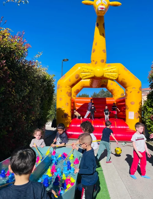 Anniversaire enfants château gonflable