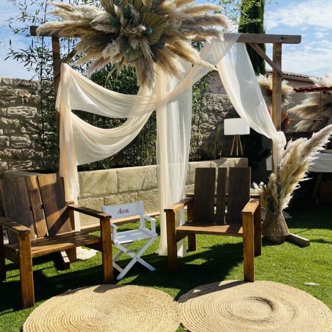 décoration de jardin mariage