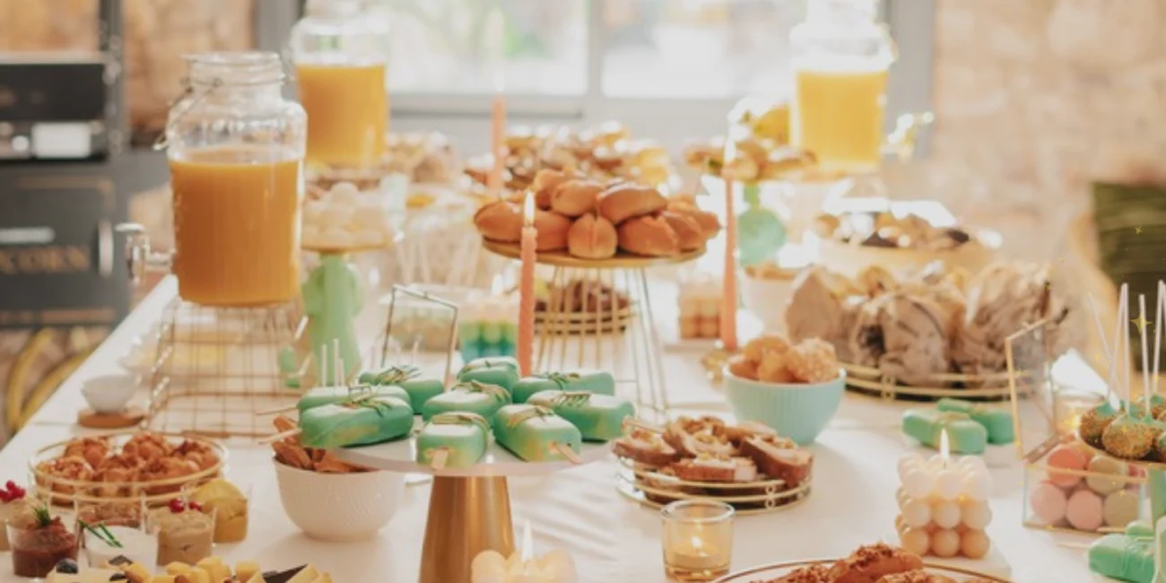 Image de mignardises, buffet pour une baby shower